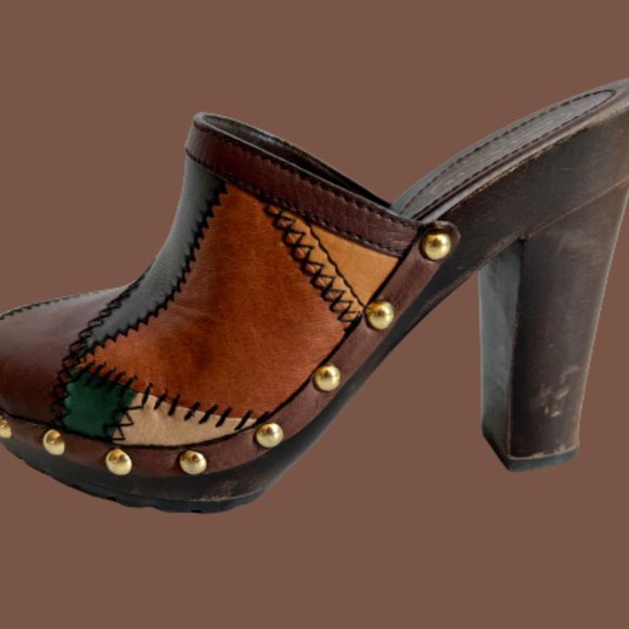 Coach Vintage Heeled Clogs - Picture 2 of 8